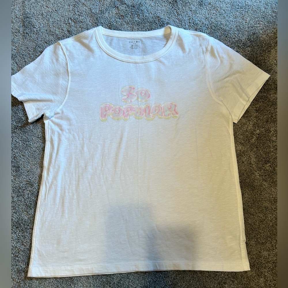 Aerie x Wicked Collab T-shirt 'So Popular' Print